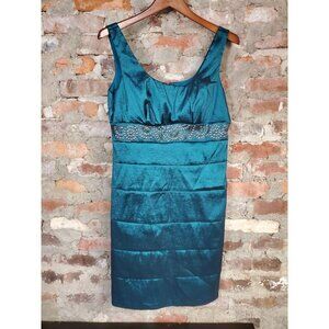 Celavie Blue Dress Womens Sz L Large Tank Sleeveless J